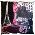 COUSSIN Paris romantique noir/rose 33cm