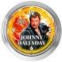 Horloge Johnny Hallyday Néon Jaune