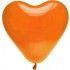 Lot de 8 ballons COEUR 35cm, Orange