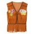 Gilet hippie Peace taille M/L