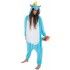 Chaks C1105M, Combinaison kigurumi Licorne BLEUE taille M adulte