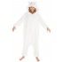 Chaks C4502164, Combinaison kigurumi LAMA blanc 164cm