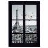 Sticker trompe-l'oeil Paris Tour Eiffel 50x70cm