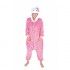 Party Pro 862314, Combinaison kigurumi chat rose adulte