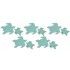 Sachet de 10 confettis TORTUES de Mer en BOIS, Turquoise