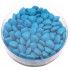 Boite ronde 150g Mini-coeur au choco - TURQUOISE brillant