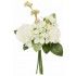 Bouquet de 2 Roses, 2 Hortensias, et Spirée 34cm, Blanc