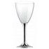 20 verres, pied CHROMÉ ARGENT brillant